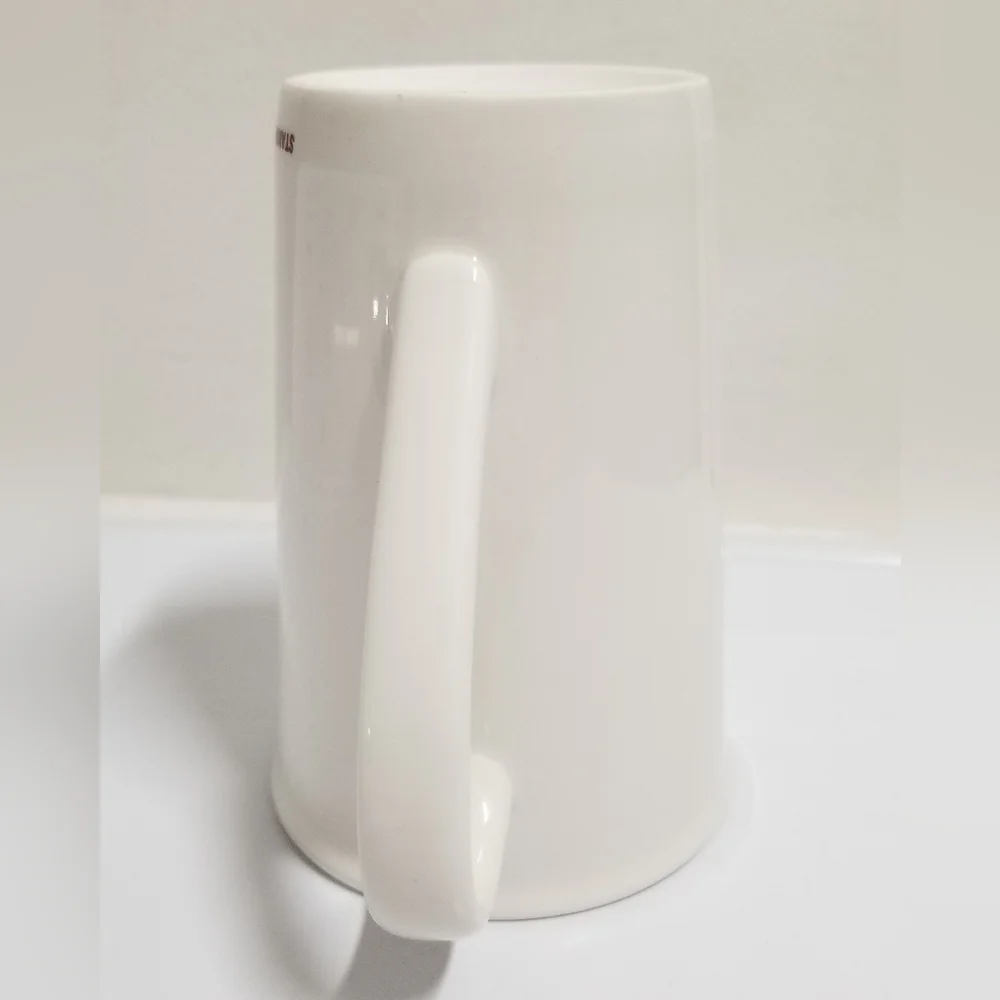 STARBUCKS 2010 TALL 12 Ounce White Coffee Cup Mug